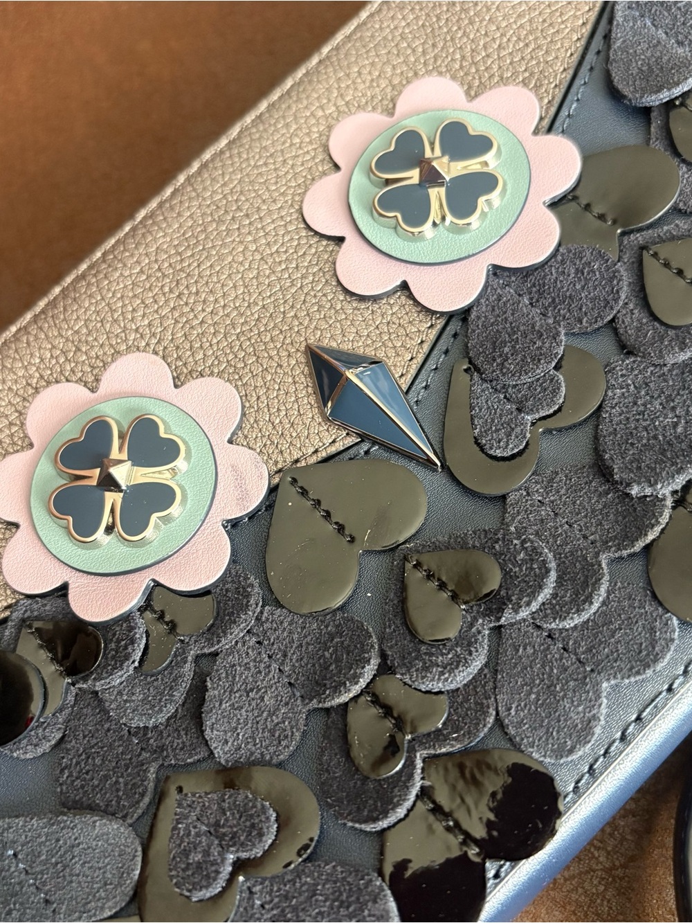 kate spade Floral Owl Appliqué Crossbody Bag - Picture 3 of 5